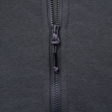Men's Essential Logo Full Zip Hoodie - Black