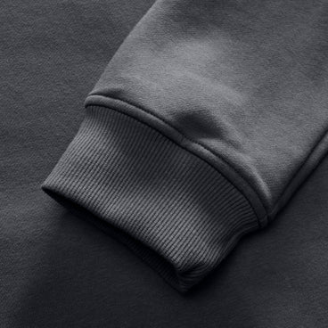 Men's Essential Logo Full Zip Hoodie - Black