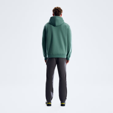Men's Essential Logo Full Zip Hoodie - Green
