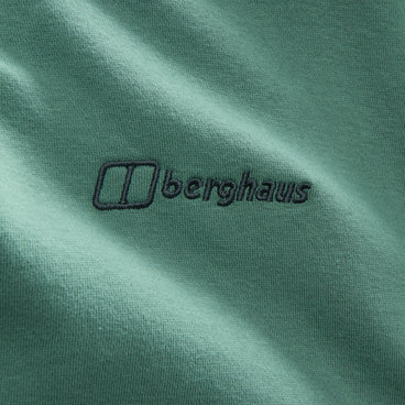 Men's Essential Logo Full Zip Hoodie - Green