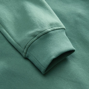 Men's Essential Logo Full Zip Hoodie - Green