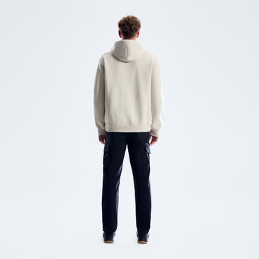 Men's Essential Logo Full Zip Hoodie - Light Grey