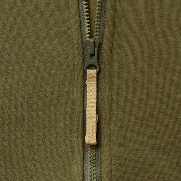 Women's Essential Logo Full Zip Hoodie - Green