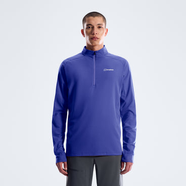 Men's Theralite Half Zip Tech Tee - Blue