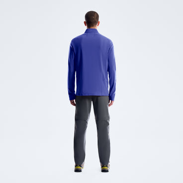 Men's Theralite Half Zip Tech Tee - Blue