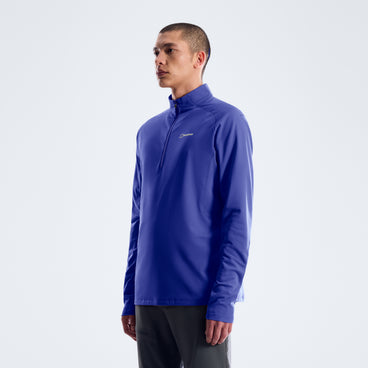 Men's Theralite Half Zip Tech Tee - Blue