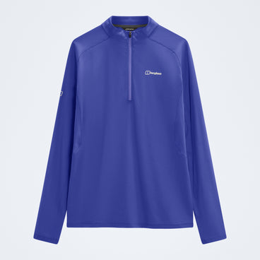 Men's Theralite Half Zip Tech Tee - Blue