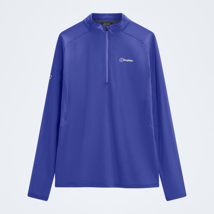 Men's Theralite Half Zip Tech Tee - Blue