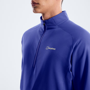 Men's Theralite Half Zip Tech Tee - Blue