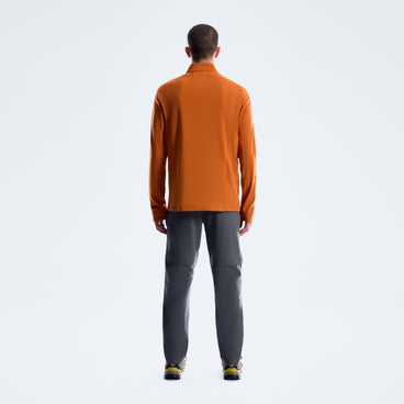 Men's Theralite Half Zip Tech Tee - Blazing Fire