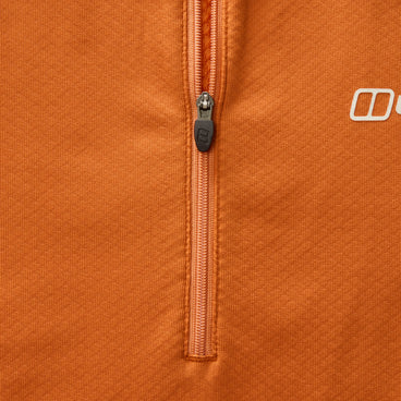 Men's Theralite Half Zip Tech Tee - Blazing Fire