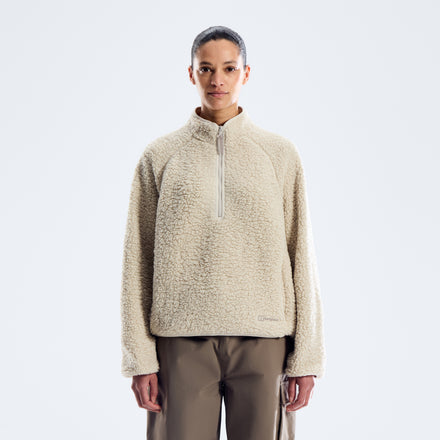 Women's Bamburgh Half Zip Loft Fleece  - Grey
