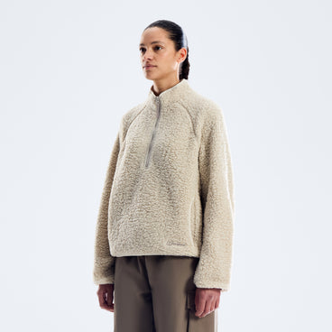 Women's Bamburgh Half Zip Loft Fleece  - Grey