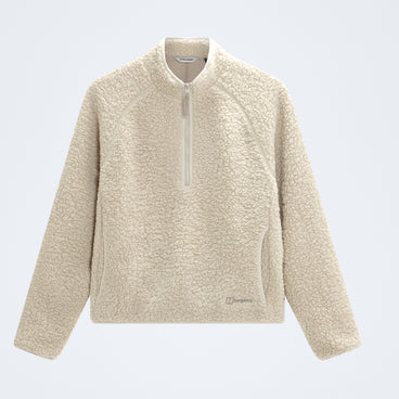 Women's Bamburgh Half Zip Loft Fleece  - Grey