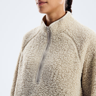 Women's Bamburgh Half Zip Loft Fleece  - Grey