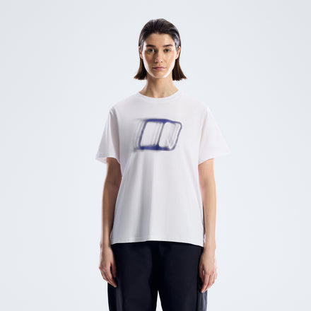 Women's Blockmorph Essential Tee  - Pure White