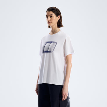 Women's Blockmorph Essential Tee  - Pure White