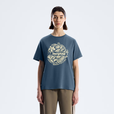 Women's Foliage Essential Tee  - Northern Sky