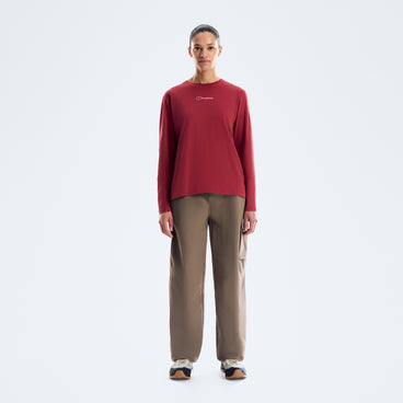 Women's Elevate Essential Tee  - Red Fury