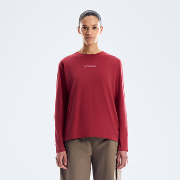 Women's Elevate Essential Tee  - Red Fury