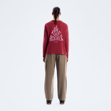 Women's Elevate Essential Tee  - Red Fury