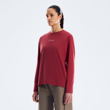 Women's Elevate Essential Tee  - Red Fury
