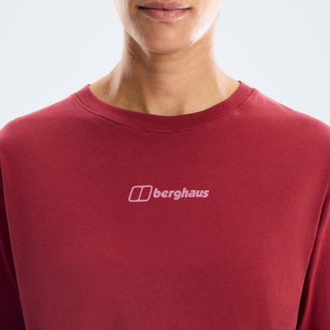 Women's Elevate Essential Tee  - Red Fury