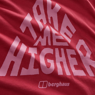 Women's Elevate Essential Tee  - Red Fury