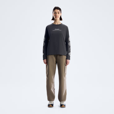 Women's Berghaus Exped Essential Long Sleeve Tee  - Archive Black