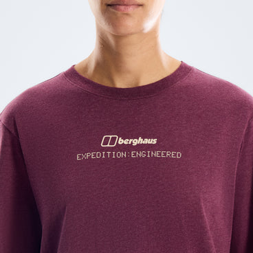 Women's Berghaus Exped Essential Long Sleeve Tee  - Chakra/Pale Chakra