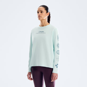 Women's Berghaus Exped Essential Long Sleeve Tee  - Polar
