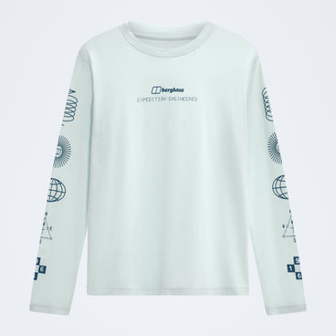 Women's Berghaus Exped Essential Long Sleeve Tee  - Polar