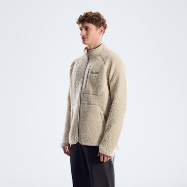Men's Bamburgh Full Zip Loft Fleece - Stone