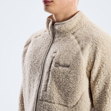 Men's Bamburgh Full Zip Loft Fleece - Stone