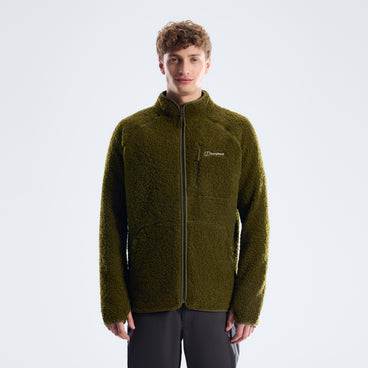 Men's Bamburgh Full Zip Loft Fleece - Brown