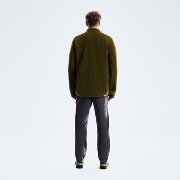 Men's Bamburgh Full Zip Loft Fleece - Brown