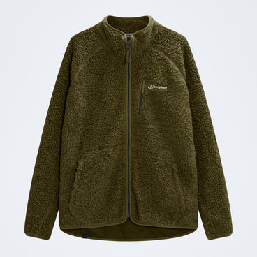 Men's Bamburgh Full Zip Loft Fleece - Brown