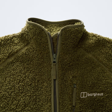 Men's Bamburgh Full Zip Loft Fleece - Brown