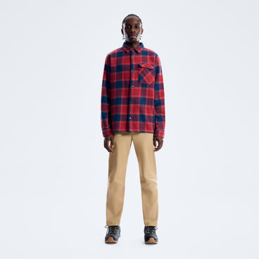 Men's Ashbrooke Overshirt - Hale Navy/Red Fury