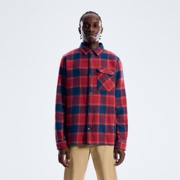 Men's Ashbrooke Overshirt - Hale Navy/Red Fury