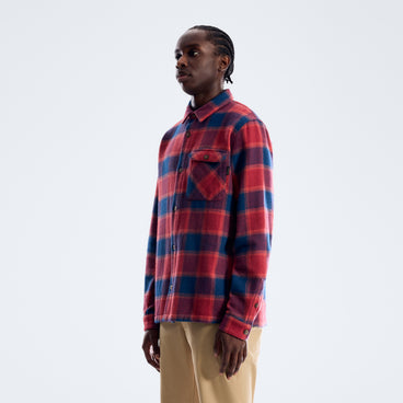 Men's Ashbrooke Overshirt - Hale Navy/Red Fury