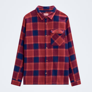 Men's Ashbrooke Overshirt - Hale Navy/Red Fury