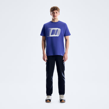 Men's Blockmorph Essential Tee - Bottle Blue