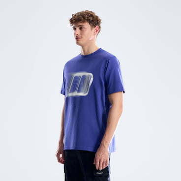 Men's Blockmorph Essential Tee - Bottle Blue