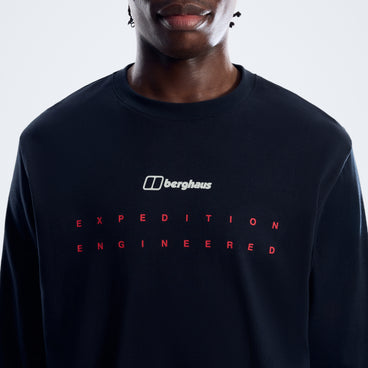 Men's Berghaus Compass Essential Tee - Jet Black