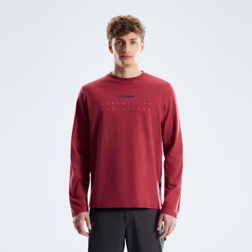 Men's Berghaus Compass Essential Tee - Red Fury