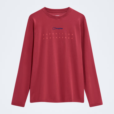 Men's Berghaus Compass Essential Tee - Red Fury