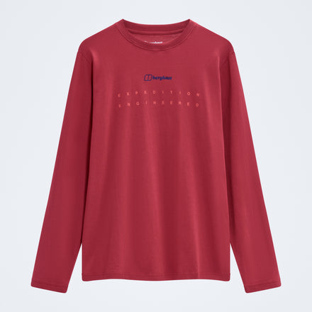 Men's Berghaus Compass Essential Tee - Red Fury