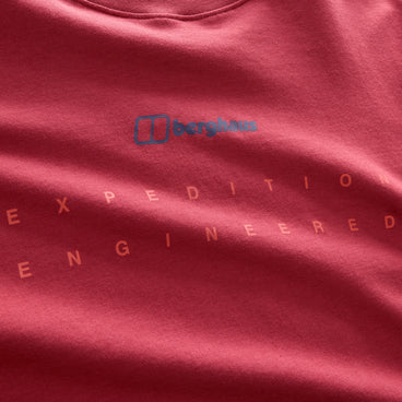 Men's Berghaus Compass Essential Tee - Red Fury