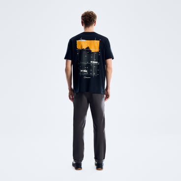 Men's Staticscape Essential Tee - Jet Black